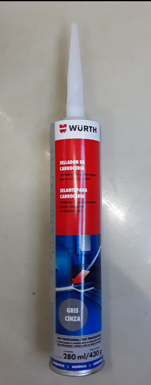 SELLADOR ADHESIVO POLIURETANO  GRIS 280 ml. "WURTH"