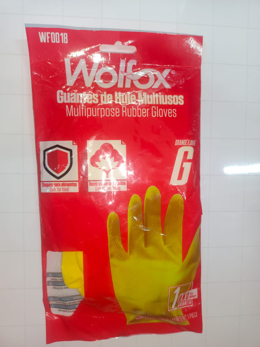 GUANTES DOMESTICOS CLASICO G "WOLFOX"