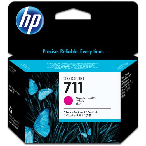 Tinta Plotter Hp magenta 711 CZ131A para T120/T520 29ML