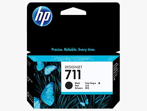 TINTA HP 711 NEGRO CZ129A PARA T120/T520 38 ML
