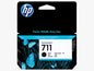 TINTA HP 711 NEGRO CZ129A PARA T120/T520 38 ML