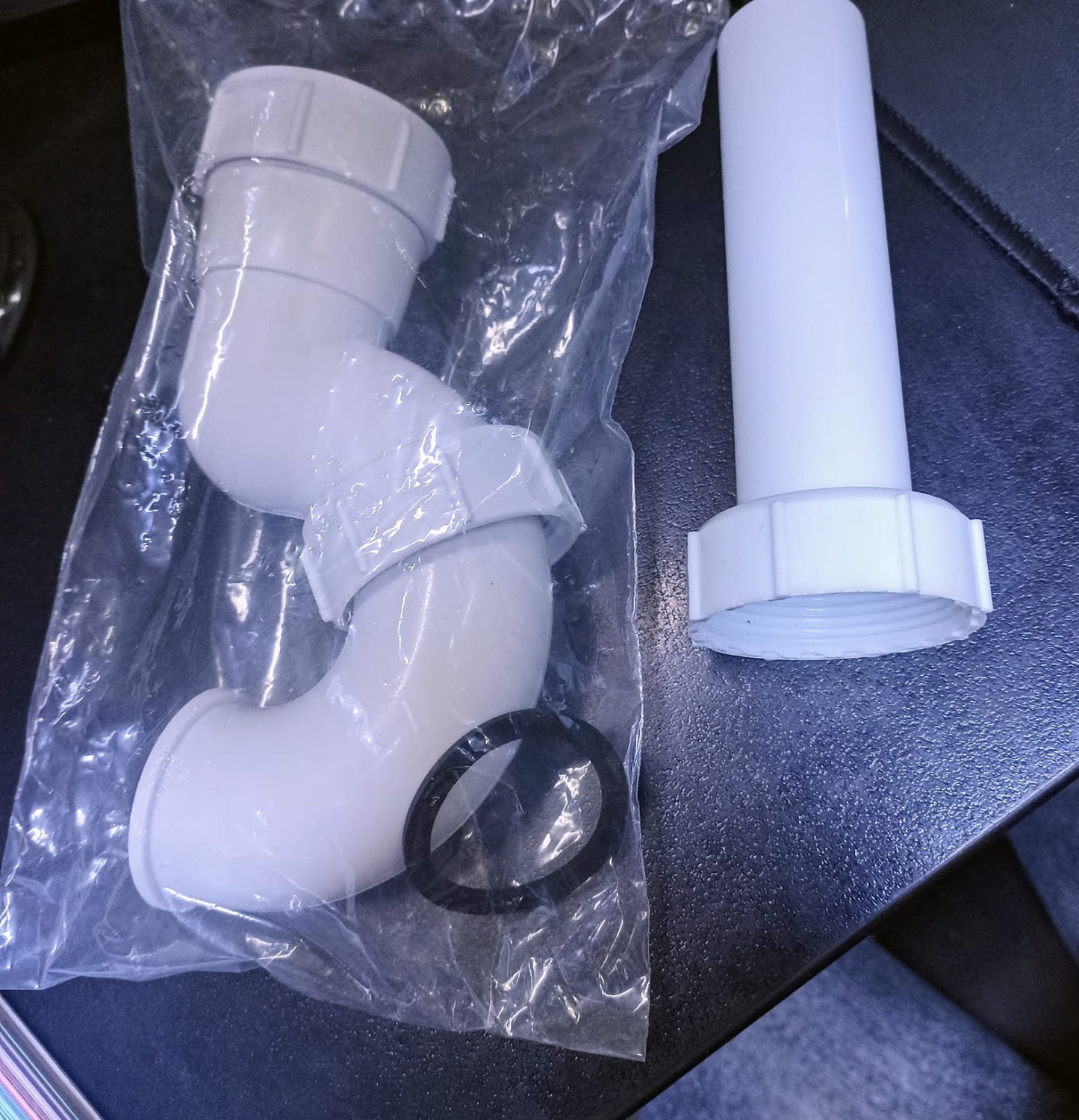 DESAGUE LAVADERO TINA TIPO PISH TINA 1 1/2" PVC "FRATELLI"