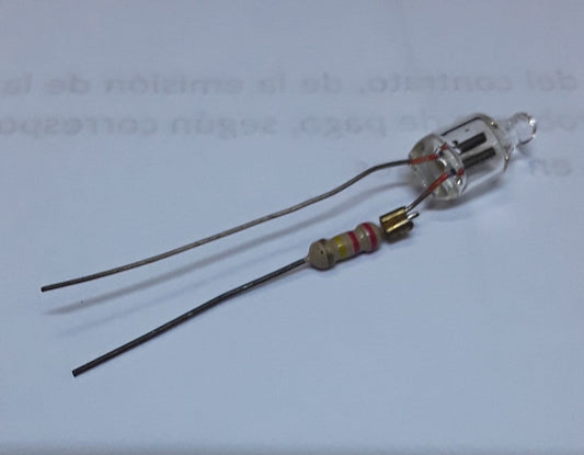 DIODO LED PILOTO 1.5 V  C/RESISTENCIA