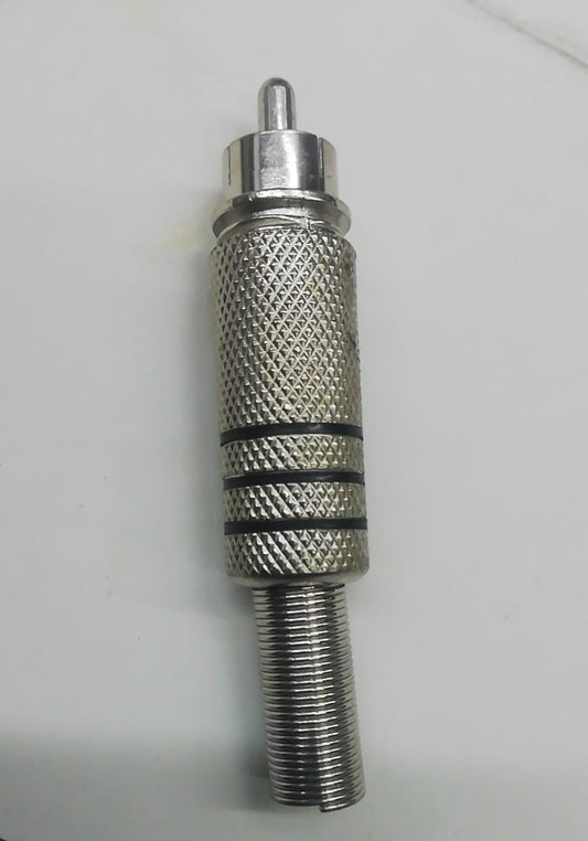 CONCECTOR PLUG RCA MACHO METAL