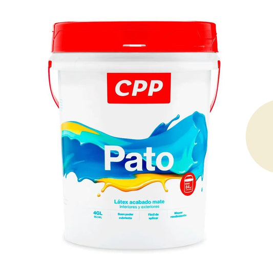 PINTURA LATEX BLANCO (4GL) "PATO CPP"