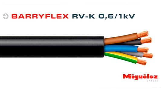 CABLE BARRYFLEX RV - K 0.6/1 KV 3 x 185 + 1 X 95 " MIGUELEZ " ( metro lineal )