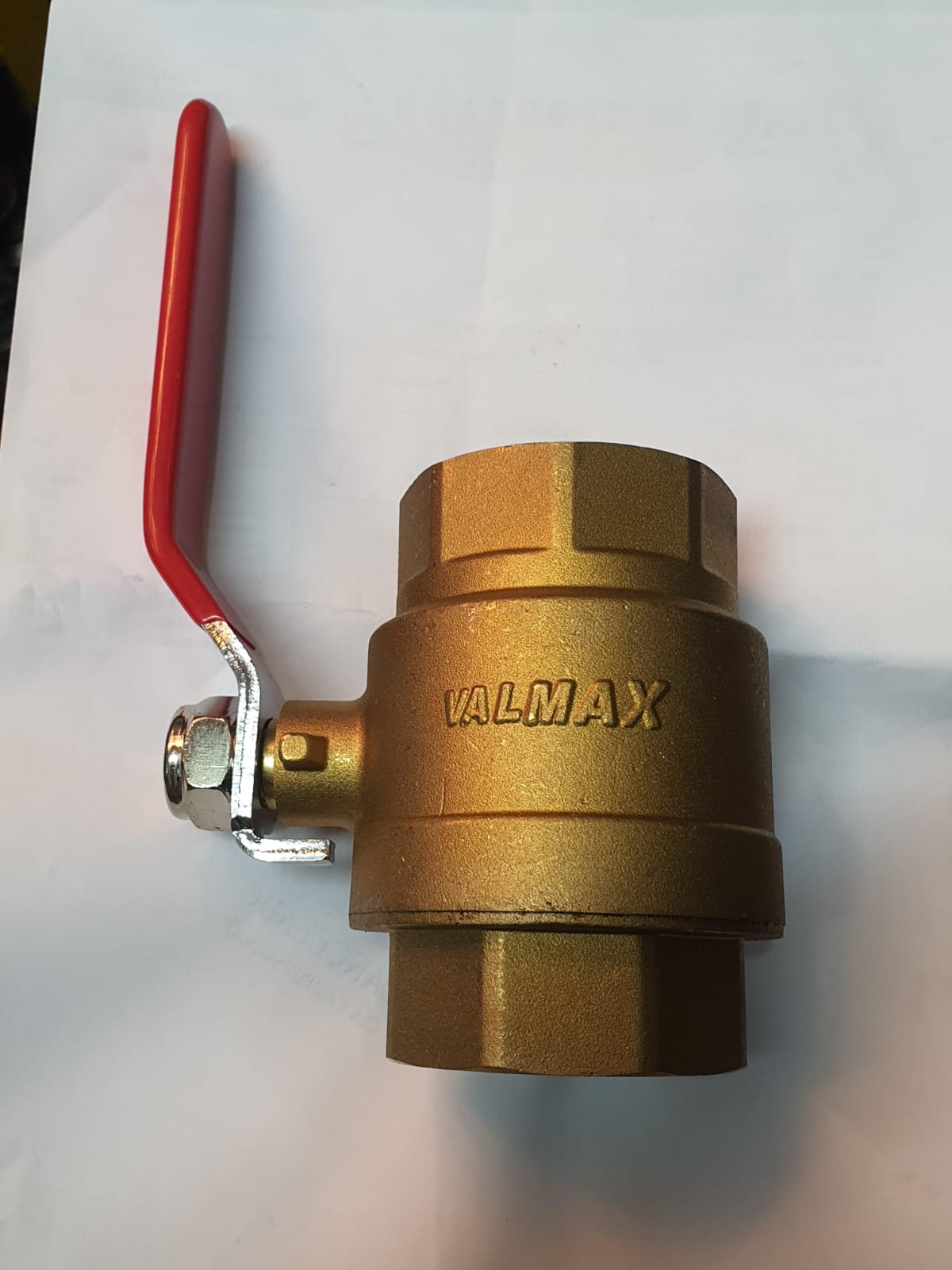 LLAVE DE PASO 3" BRONCE VALMAX