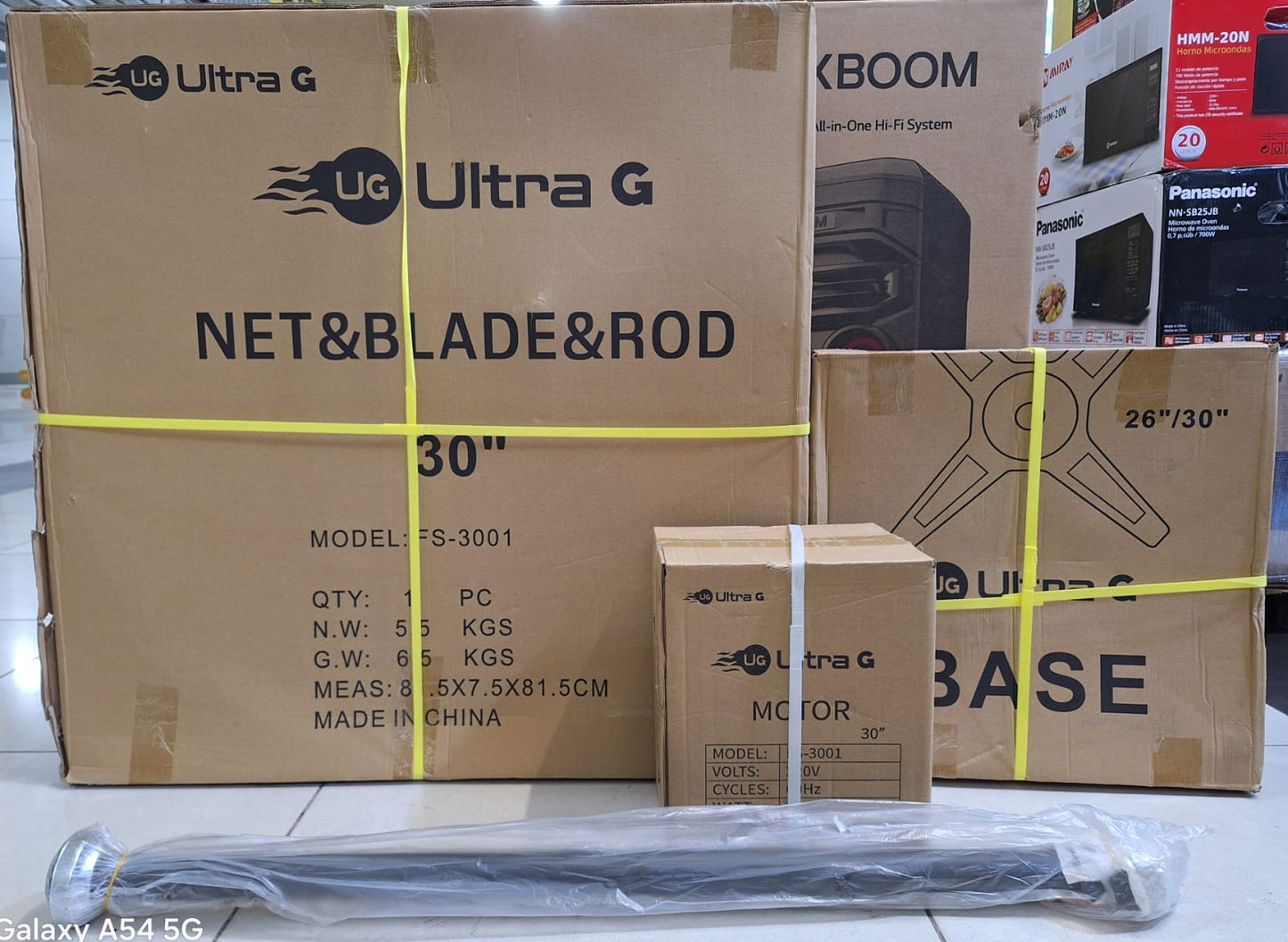 VENTILADOR INDUSTRIAL 2 EN 1 MODELO: FS-3001  250W
