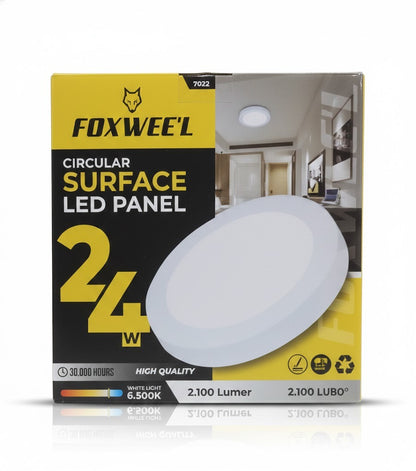 PANEL LED VISIBLE REDONDO 24 W