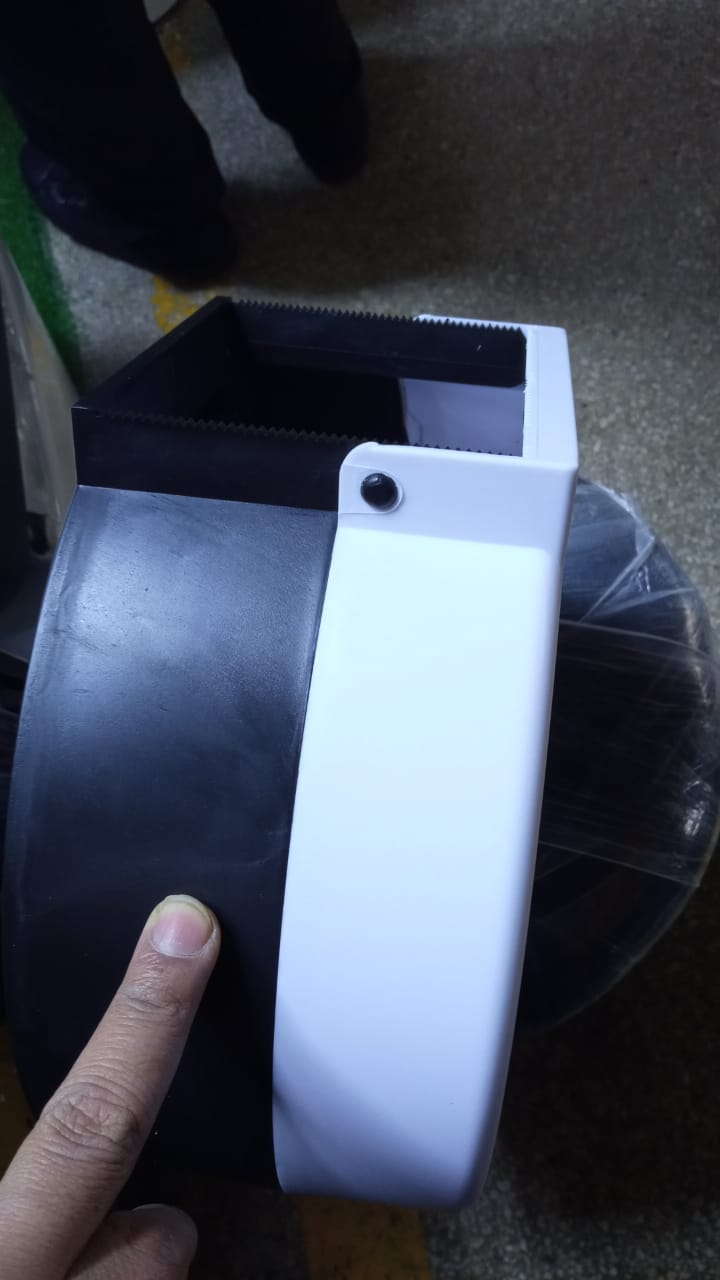 DISPENSADOR ROLLO GRANDE PAPEL HIGIENICO PVC