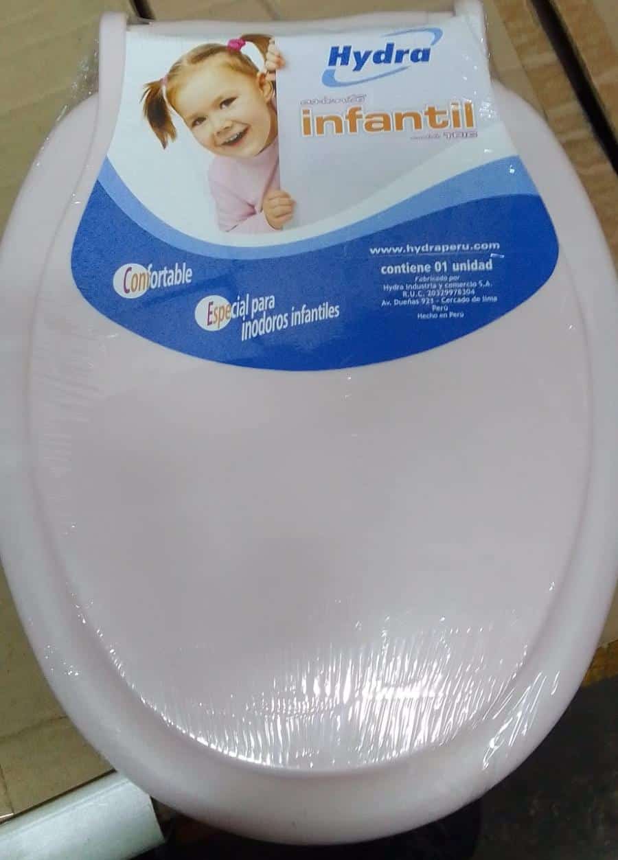 TAPA INODORO CELESTE / ROSADO "HYDRA INFANTIL" (PACK 16 UNID)