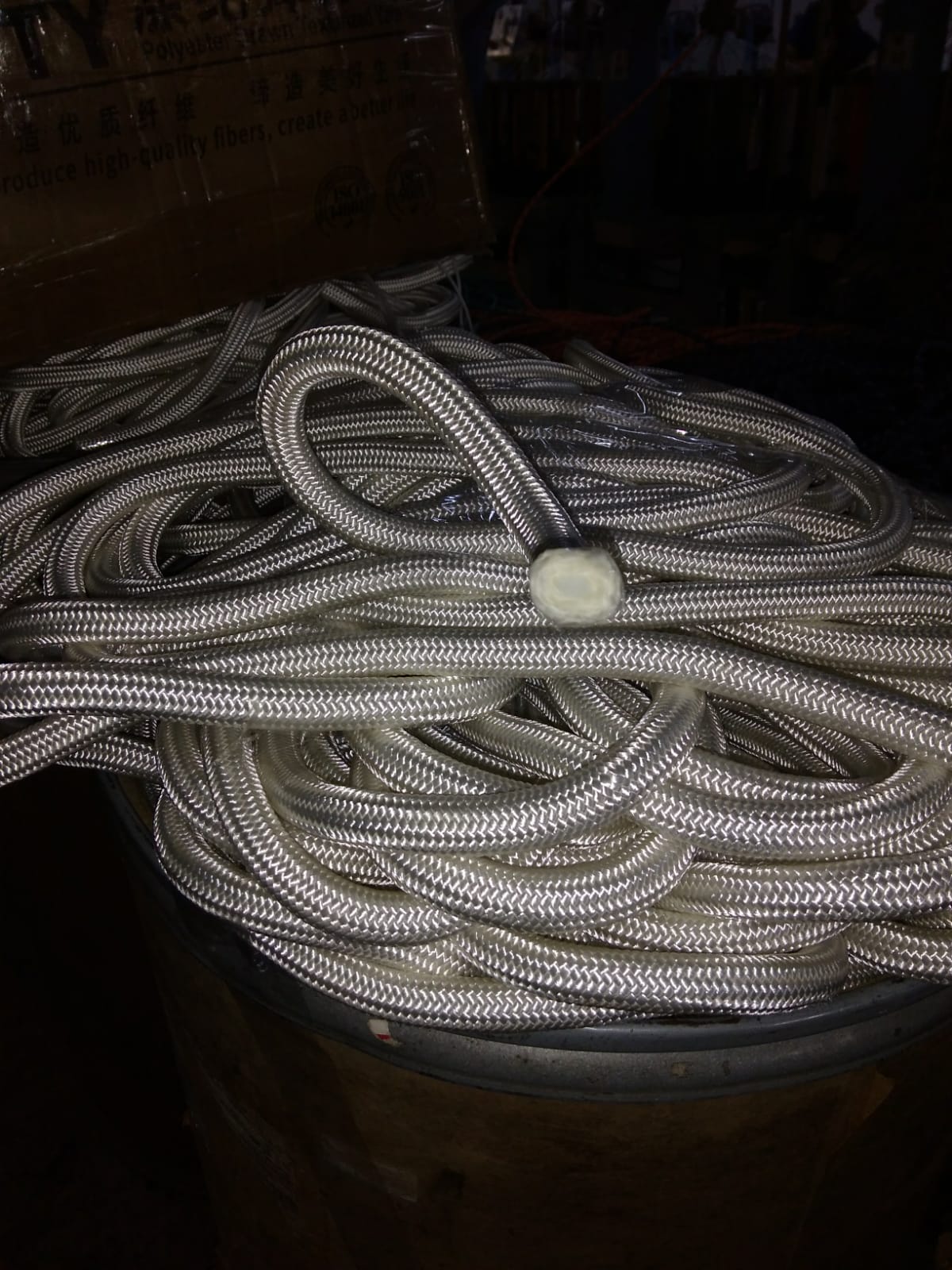 DRIZA BLANCO NYLON 3/8" 10KG (120MTS APROX)