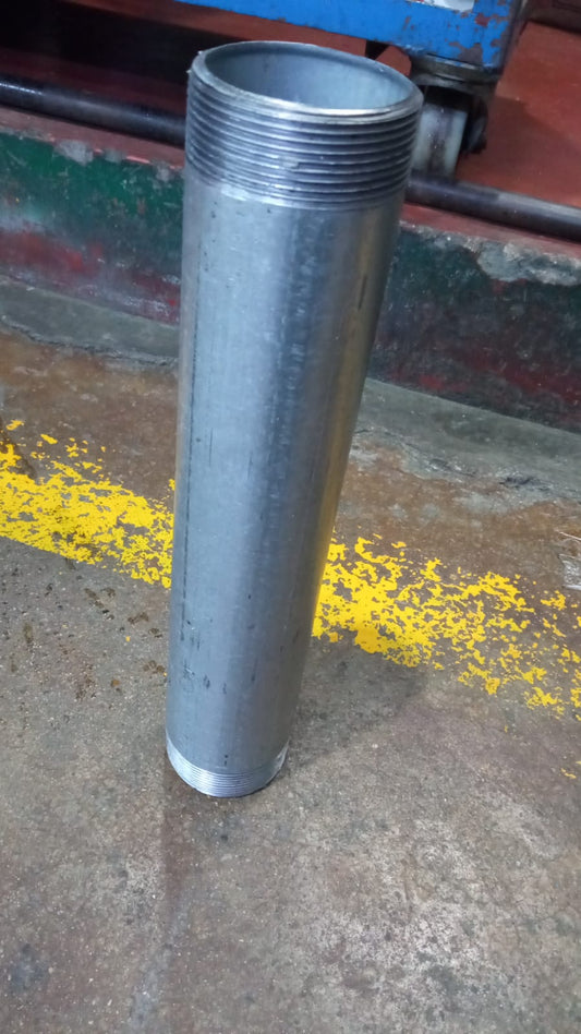 NIPLE FIERRO GALVANIZADO 1"1/2 X 15"