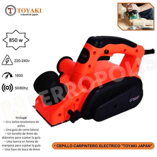CEPILLO CARPINTERO ELECTRICO 850W "TOYAKI JAPAN"