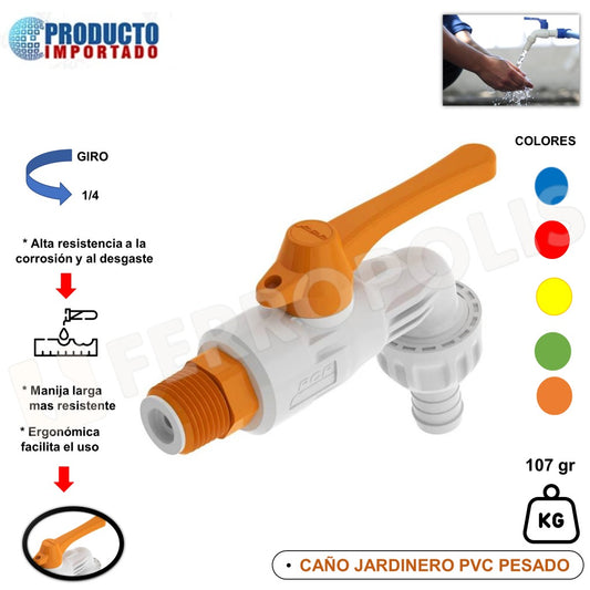 CAÑO JARDINERO PVC SEMIPESADO "NIAGARA"