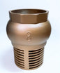 LLAVE CHECK PIE BRONCE 8" REJILLA "NACIONAL"