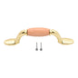 TIRADOR PLASTICO DORADO ROSADO INC. TORNILLO