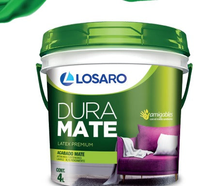 PINTURA DURA MATE BLANCO HUMO (BALDE 4LT)