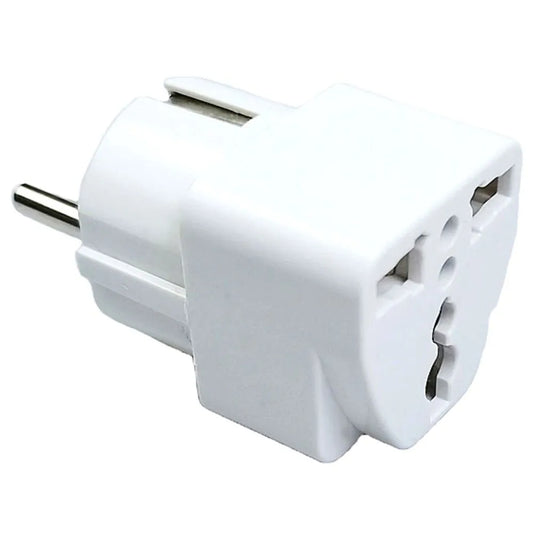 ENCHUFE ADAPTADOR UNIVERSAL SCHUKO "PORTIZA"