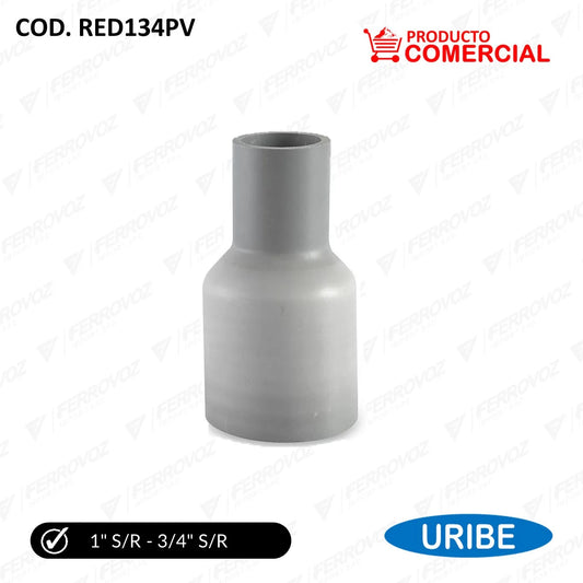 REDUCCION AGUA PVC 1" S/R - 3/4" S/R