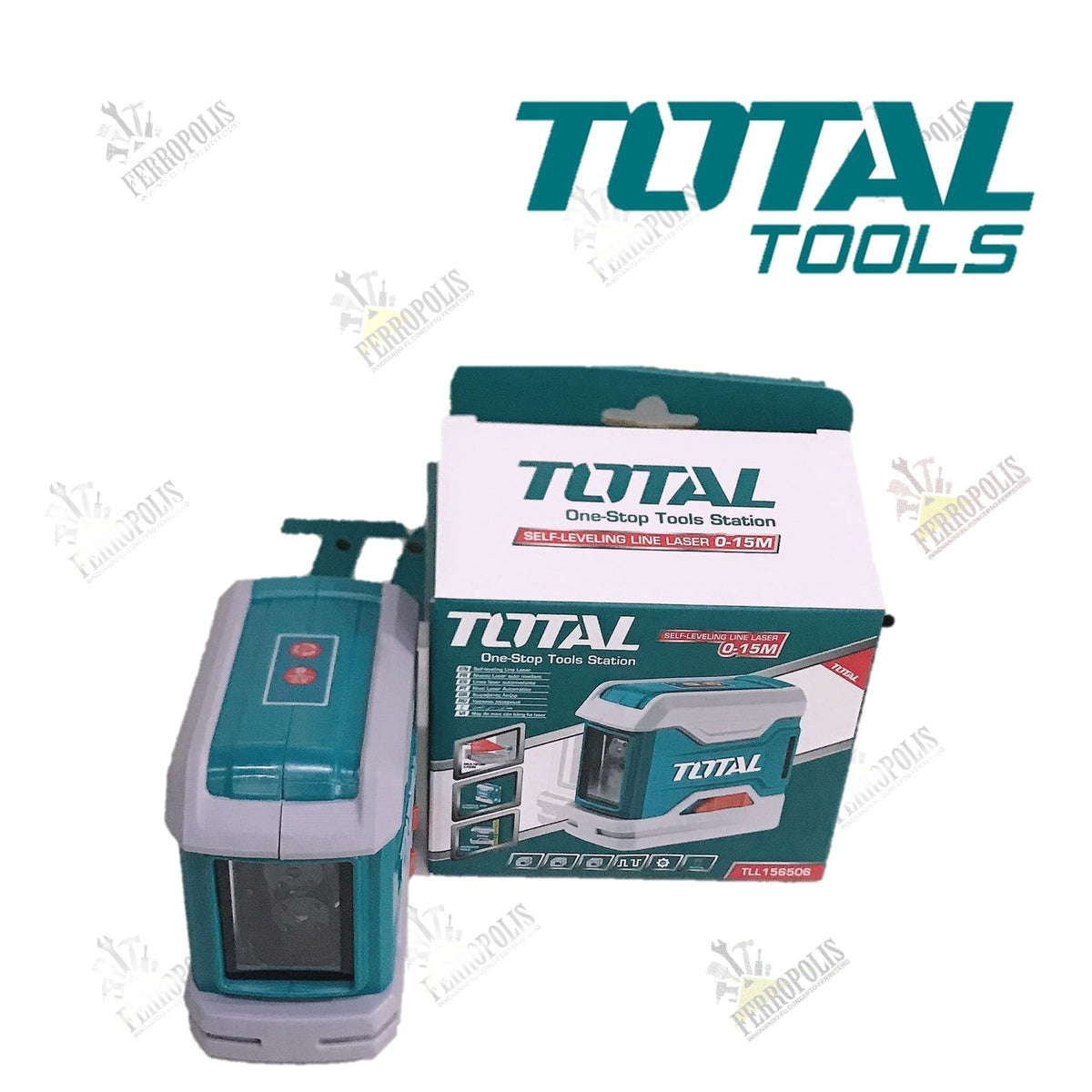 NIIVEL LASER 0-15MT 650NM TOTAL USO INDUSTRIAL