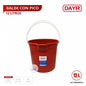 BALDE 12 LITROS C/PICO "DAYR"