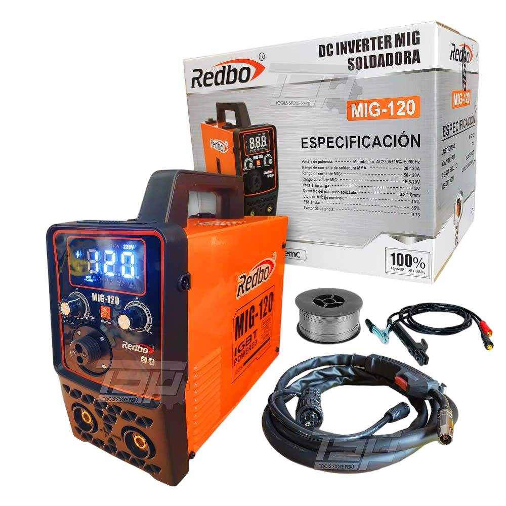 INVERSORA SOLDAR MIG-120 "REDBO"