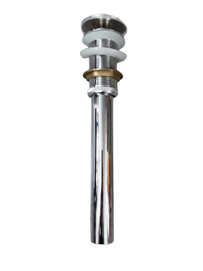 DESAGÜE CROMADO PUSH C/REBOSE 30 CM "AKANA"