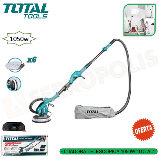 LIJADORA TELESCOPICA 1050W "TOTAL"