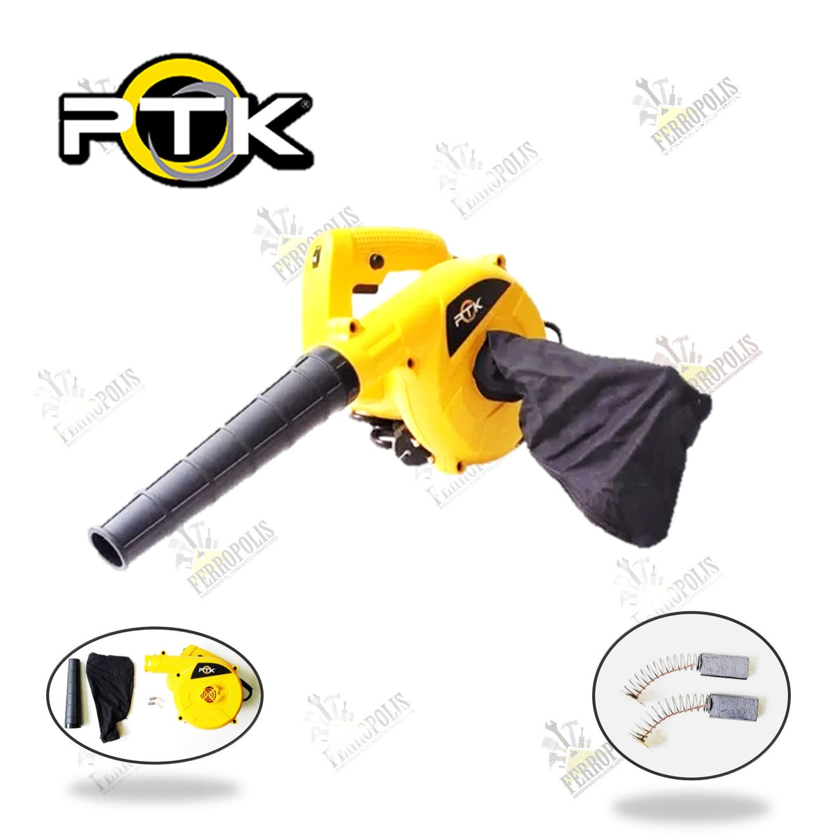 SOPLADOR ASPIRADOR 800w 3.5m3 USO RUDO INDUSTRIAL