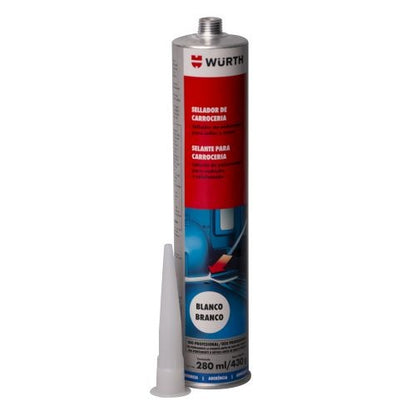 SELLADOR ADHESIVO POLIURETANO BLANCO 280 ml. "WURTH"