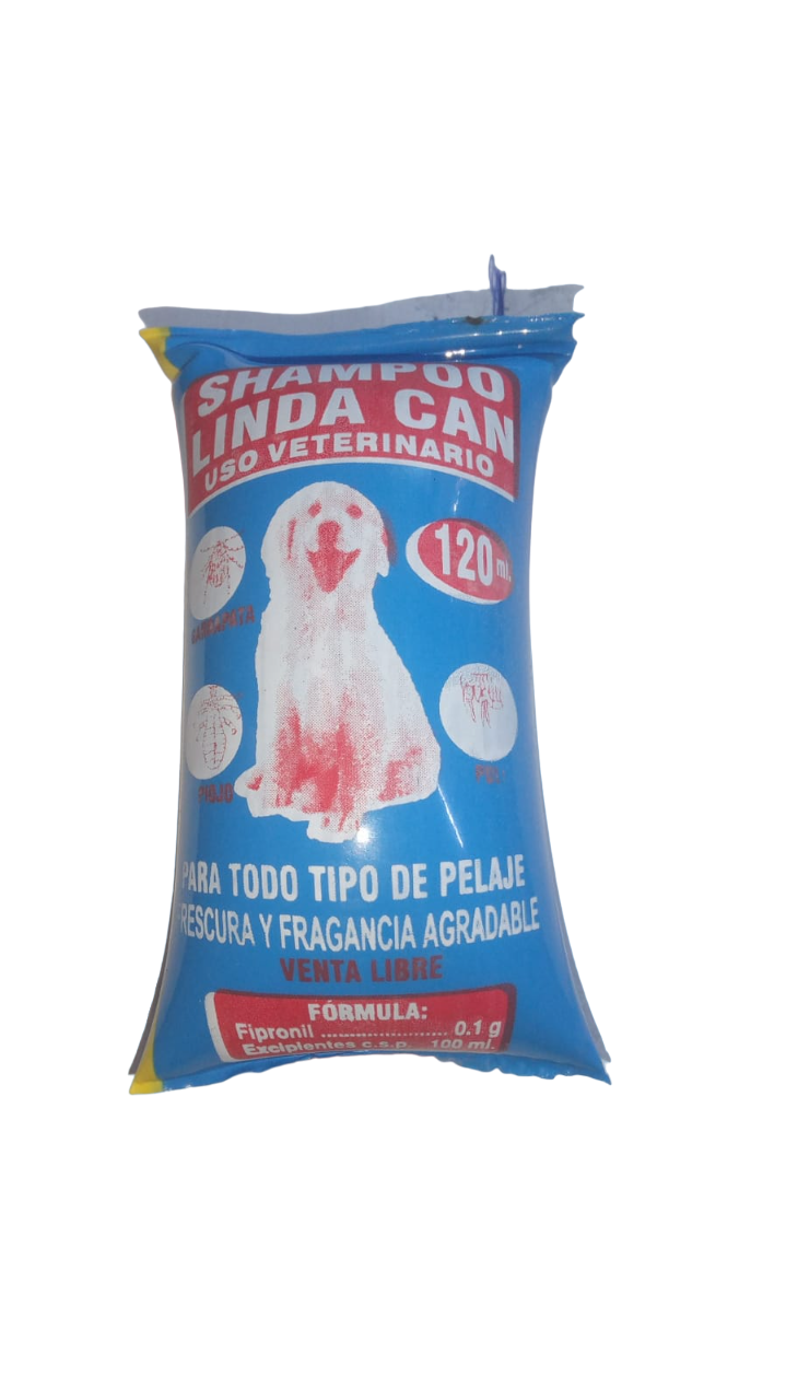 SHAMPOO PERRO 120ML "LINDA CAN"