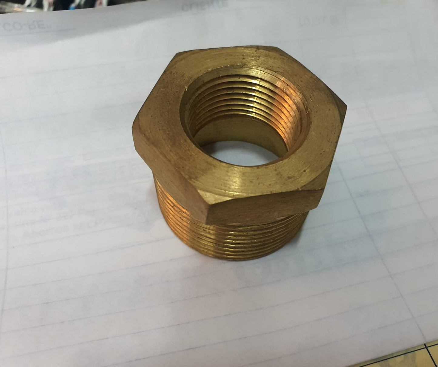 REDUCCION BUSHING BRONCE 1 1/4" x 1"