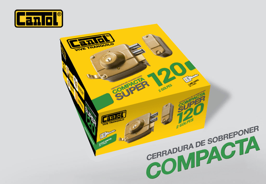 CHAPA "CANTOL" 2 GOLPES #120 COMPACTA
