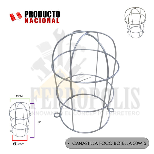 CANASTILLA  FOCO BOTELLA  30WTS