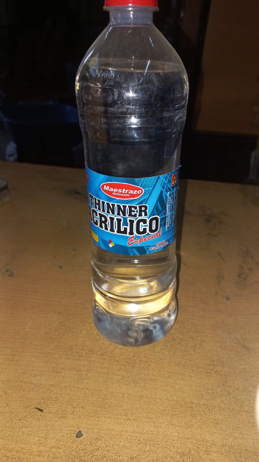 THINER ACRILICO 1 LITRO "MAESTRAZO"