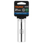 DADO CROMADO TUBULAR HEXAGONAL ENCASTRE 1/2 x 21MM TRUPER