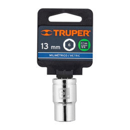 DADO POLIGONAL 1/2" x 13MM "TRUPER"