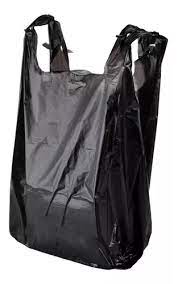 PAQUETE BOLSA C/ASA NEGRO "16 X19"