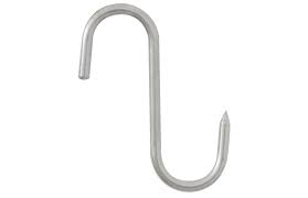 GANCHO "S" - 11cm PEQUEÑA  (12pcs)