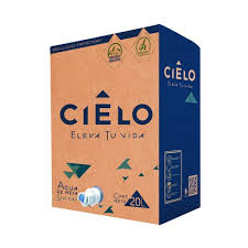 CAJA AGUA 20 Lt DISPENSADOR " CIELO "
