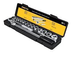 JUEGO 16 DADO RATCHET 1/2 "PRETUL"