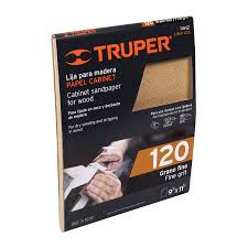 LIJA MADERA # 120 ( X UND ) "TRUPER"