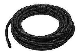 MANGUERA CORRUGADA 1/4" ROLLO "NEGRO"