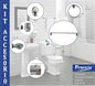 KIT ACCESORIO 6 PIEZAS BAÑO "FRENCIA"