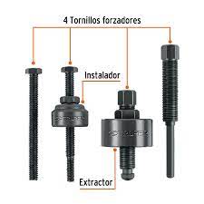 JUEGO EXTRACTOR BOMBA DIRECCION AUTOMOTRIZ "TRUPER"