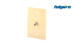 TOMA P/ CABLE COXIAL PLACA "FULGORE"