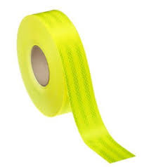 CINTA REFLECTIVA GD AMARILLO LIMÓN FLORESCT 2"X 50YDS " 3M "