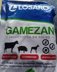 INSECTICIDA GAMEZAN POLVO 1/4KG "LOSARO"