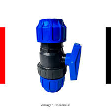 VALVULA RIEGO COMPRESION  1 1/2" HDPE